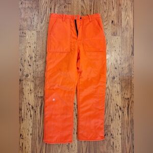 Winchester Men's Orange Hunting Pant Sz L FAST SHIPPING Very Good Condition